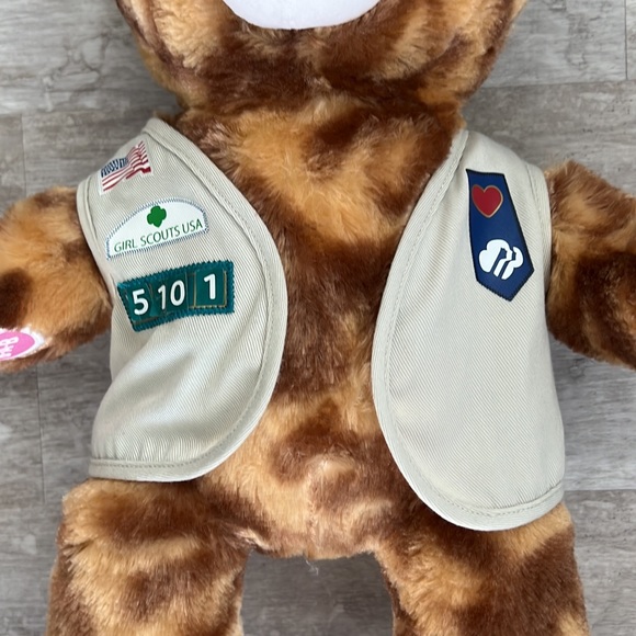 Build -a- Bear Girl Scout Samoa brown&tan bear - Picture 2 of 6